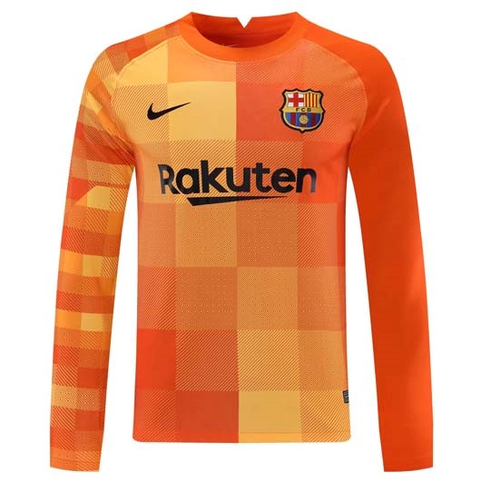 Thailand Trikot Barcelona Torwart ML 2021-2022 Rote Günstige Fußballtrikots